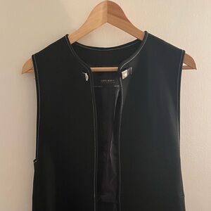 Long Black Vest